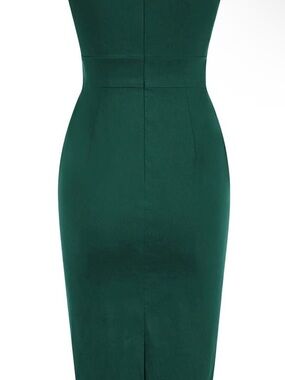 Classic Emerald Green Bodycon Dress